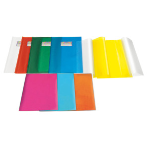 COPRIMAXI PVC GOFFRATO TRASPARENTE EMYSILK C/ALETTE 21X30CM GIALLO RIPLAST COD. 31715565 CONFEZIONE DA 25