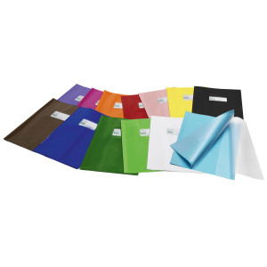 COPRIMAXI PVC LUCIDO COPRENTE GREENLINE 21X30CM C/ALETTE ROSSO RIPLAST COD. 34718042.30 CONFEZIONE DA 30