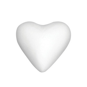 CUORE IN POLISTIROLO ESPANSO D110MM RI.PLAST COD. 51826005 CONFEZIONE DA 18