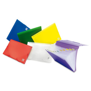 CARTELLA ESPANDIBILE 12 SCOMPARTI MY DESK CM. 33,5X25X3 COD. 651006