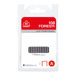 PUNTI 108 FOREST 8MM BLISTER 1764 PUNTI RO-MA COD. 1110122