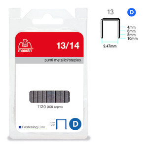 PUNTI 13/14 IN BLISTER DA 1120 P. RO-MA COD. 1110509