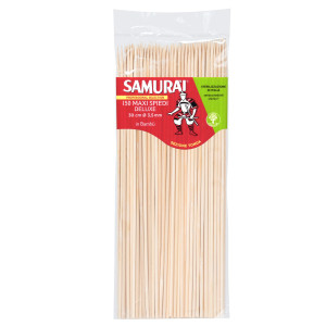 CONF.150 SPIEDI DELUX IN BAMBU' 30CM SAMURAI PARTY COD. G2SM- 0948R