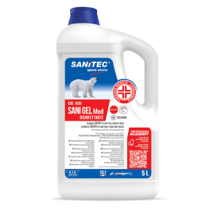 SANI GEL MED IGIENIZZANTE MANI 5LT SANITEC COD. 1036