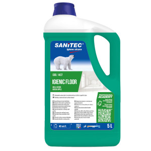 DETERGENTE IGIENIC FLOOR MELA VERDE E BACCHE 5LT SANITEC COD. 1437
