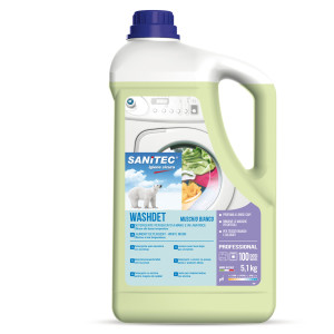 DETERSIVO LIQUIDO LAVATRICE ORCHIDEA E MUSCHIO 5LT SANITEC COD. 2025