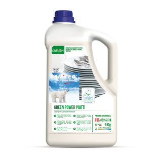 DETERGENTE PIATTI TANICA 5LT GREEN POWER SANITEC COD. 3104