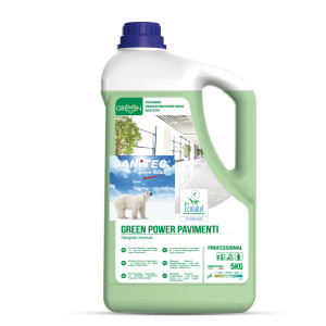 DETERGENTE PAVIMENTI TANICA 5LT GREEN POWER SANITEC COD. 3105