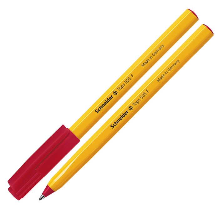 PENNA A SFERA TOPS 505 0,5MM ROSSO SCHNEIDER COD. P150502 CONFEZIONE DA 50