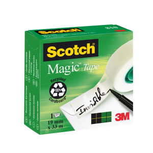 NASTRO ADESIVO SCOTCH  MAGIC 810-1933 INVISIBILE PERM. 19MMX33MT COD. 55851