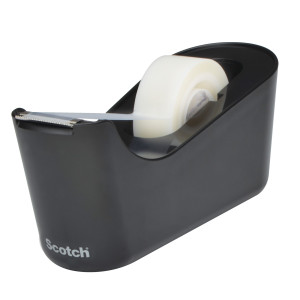 DISPENSER DA TAVOLO C18Â  NERO + 1 ROTOLO DI NASTRO ADESIVO SCOTCH  MAGIC 19X33 COD. 7100180453