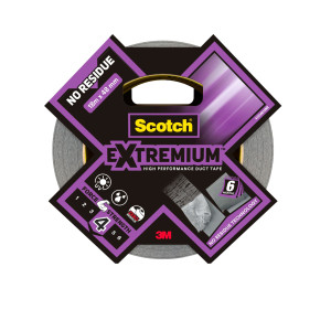 NASTRO ADESIVO EXTRA RESISTENTE NORESIDUI 48MMX18M NERO SCOTCH COD. 7100205697