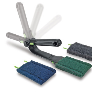 CONF6 TAMPONI MEDIA AGGRESSIVITA'FRYERKITCHEN CLEANINGTOOL VERDE SCOTCHBRITE COD. 7000127900