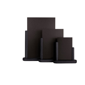 LAVAGNA DA TAVOLO NERO A6-15,5X17X5CM ELEGANT SECURIT COD. ELE-BL-SM