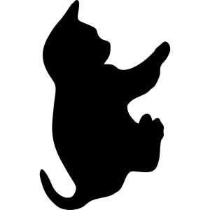 LAVAGNA DA PARETE 'GATTO' SILHOUETTE SECURIT COD. FB-CAT