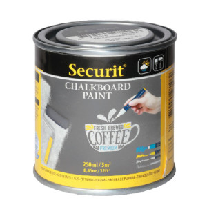 PITTURA LAVAGNA GRIGIO 250ML (3MQ) SECURIT COD. PNT-GY-SM