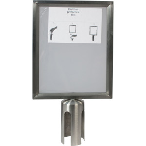 DISPLAY A4 PER COLONNINA SECURIT COD. RS-SIGN-A4-PS