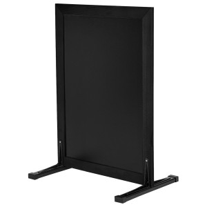 LAVAGNA STAND DA TERRA WOODY 78X56X40CM NERO SECURIT COD. SBDT-BL-80