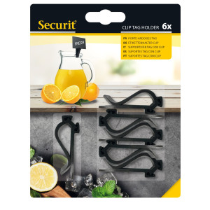 SET 6 SUPPORTI CLIP PER TAG SECURIT COD. TAG-HLD-CP