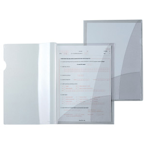 5 CARTELLINE C/TASCHE CAPRI 69/2 21X29,7 PVC CRISTALLO COD. 26069202