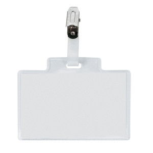 100 PORTANOME PASS 3M 9,5X6CM C/CLIP IN METALLO S/CARTONCINO SEI ROTA COD. 318007