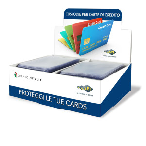 BUSTA PORTA CARD 1P TRASP. 1 TASCA 5,8X8,7CM SEI ROTA COD. 484301 CONFEZIONE DA 100