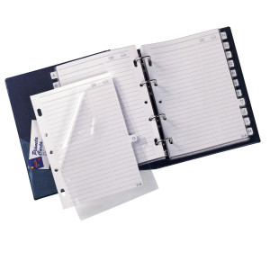 RUBRICA TELEFONICA TELEX 3 BLU 15X21CM (A5) COD. 53000307