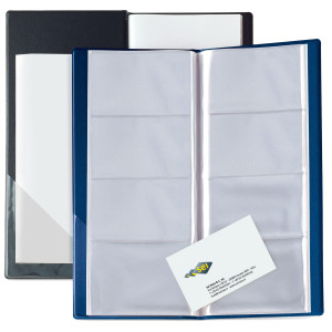 PORTABIGLIETTI DA VISITA ECO VISITA-16 NERO 12.5X27.5CM COD. 56701710