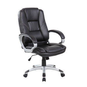 POLTRONA DIREZIONALE BOSTON NERO COD. E9258H