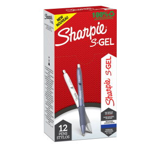 PENNA GEL A SCATTO 0.7MM INCH.BLU FUSTO COLORI ASSORTITI FASHION SHARPIE COD. 2162641 CONFEZIONE DA 12