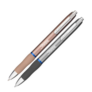 PENNA GEL A SCATTO 0.7MM INCH.BLU FUSTO COLORI ASSORTITI METAL SHARPIE COD. 2162642 CONFEZIONE DA 12