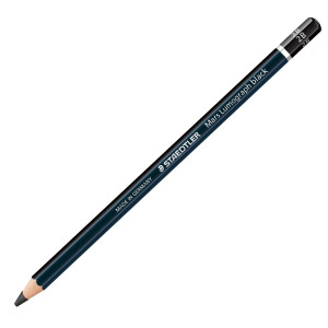 MATITA TIPO CARBONCINO MARS LUMOGRAPH BLACK 2B STAEDTLER COD. 100B-2B CONFEZIONE DA 12