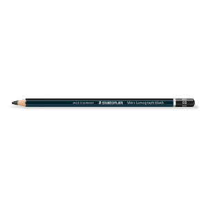 MATITA TIPO CARBONCINO MARS LUMOGRAPH BLACK 8B STAEDTLER COD. 100B-8B CONFEZIONE DA 12