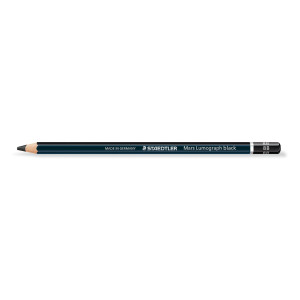 MATITA TIPO CARBONCINO MARS LUMOGRAPH BLACK 8B STAEDTLER COD. 100B-8B CONFEZIONE DA 12