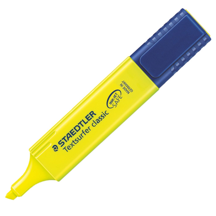 EVIDENZIATORE TEXTSURFER CLASSIC GIALLO 364-1 STAEDTLER COD. 364-1  CONFEZIONE DA 10