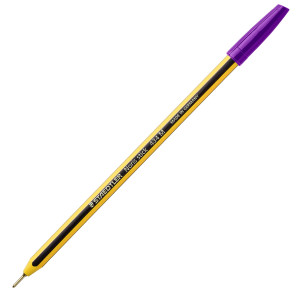 SCATOLA 10 PENNA A SFERA 434 NORIS STICK VIOLETTO 1,0MM STAEDTLER COD. 434 06