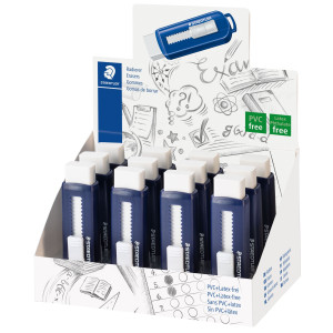 GOMMA A SCORRIMENTO STAEDTLER  ERASER INVOLUCRO BLU COD. 525 PS1