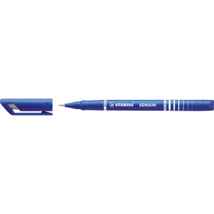 FINELINER STABILO SENSOR PUNTA 0.3MM BLU COD. 189/41 CONFEZIONE DA 10