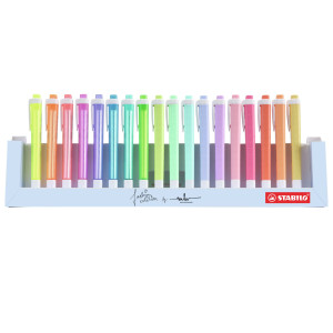 DESKSET 18 EVIDENZIATORI SWING COOL COLORI ASS. 275/18-01-5 STABILO COD. 275/18-01-5