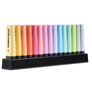 DESKSET PASTEL 15 EVIDENZIATORI STABILO BOSS COLORI ASS. 7015-02 COD. 7015-02