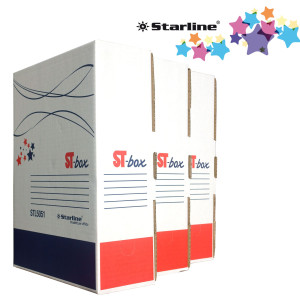 SCATOLA ARCHIVIO ST-BOX A4 245X325MM DORSO 10CM STARLINE COD. 8010.1603 CONFEZIONE DA 25