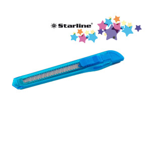 CUTTER 9MM CON BLOCCALAMA BASIC STARLINE COD. STL (SX-4)