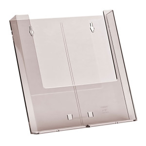 PORTA DEPLIANT A4 DA PARETE TRASPARENTE W230 COD. W230