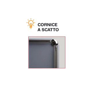 CORNICE A SCATTO AUTOPORTANTE 70X100 ST MONOFACCIALE COD. 1107397