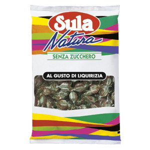CARAMELLE SULA GUSTO LIQUIRIZIA BUSTA 1KG COD. 09412000
