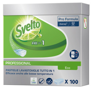 FUSTINO 100 TABS 20G 3IN1 ECO PER LAVASTOVIGLIE SVELTO COD. 101101881