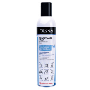DISINFETTANTE SPRAY PER AMBIENTI E SUPERFICI 400ML TEKNA COD. K024