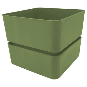 VASO VELETA 0.75LT VERDE OLIVA TERAPLAST COD. 08768012313