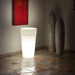 VASO STEM LUCE 14LT BIANCO TERAPLAST COD. 32124080022