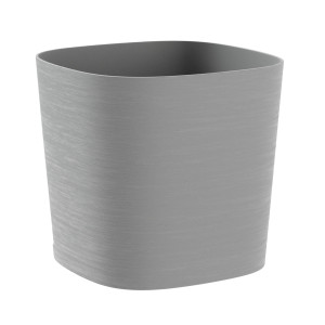 VASO QUADRATO CAPRI 26LT GRIGIO NEBBIA TERAPLAST COD. 38711038241